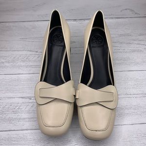 Tory Burch bond mid heel off white /7.5M